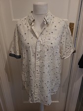 Mens Red Herring Size XL White