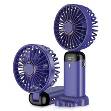 2Pack Home Stuff Handheld Water Mist Fan | 2000mAh USB Rechargeable | 5-Speed