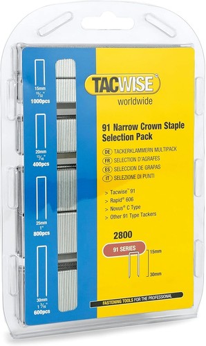 Tacwise 0204 selection pack - 0204, of