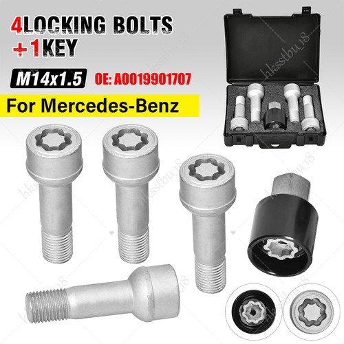 Mercedes benz wheel lock set - mercedes-benz,