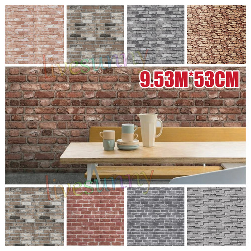 Brick effect wallpaper - 3d,
