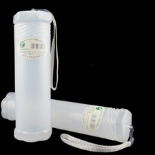 1pc Portable Plastic Brush Pencil Tube Case Storage Flexible Travel Holder