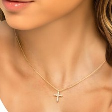 Diamond Cross Pendant