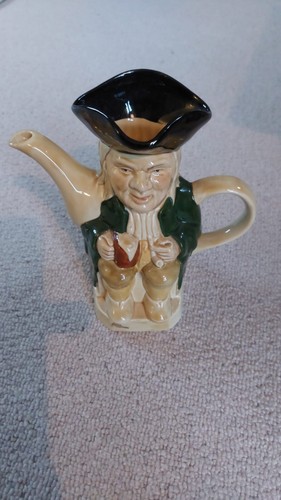 Wood toby teapot no - wood,