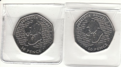 2019 sherlock holmes 50p - sherlock, 2