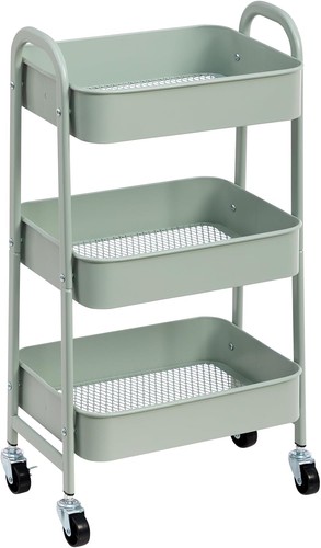 Doeworks metal storage trolley - metal,