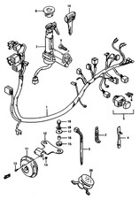 Suzuki Genuine Clamp GSX400 X Electrical Wiring Harness 09407-05403-000