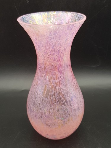 Vintage art glass iridescent - art,