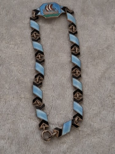Norwegian silver and enamel - and,