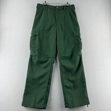 Wildland Firefighting Pants 31x30 Green FSS Cargo FR Flame Resistant Aramid USFS