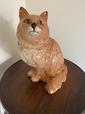 Royal Doulton Ginger Persian Seated Cat - Style Two - Model Nos: 1867 / DA126