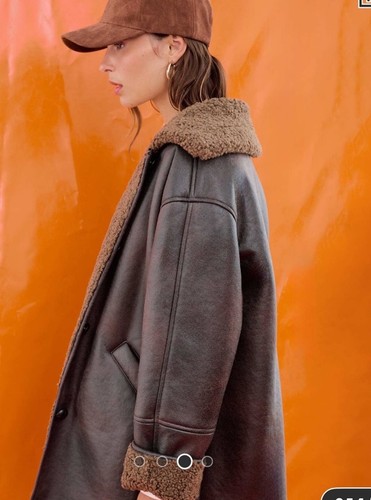 Stradivarius shearling lined - stradivarius,