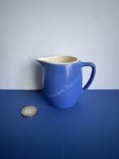 Vintage Snowdon summit Wales  Blue Creamer Jug New Devon Pottery Newton Abbot