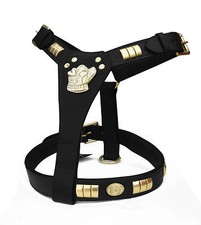 Leather Dog Harness for Staffy