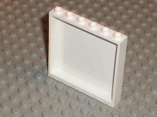 Lego white panel 59349 - white,