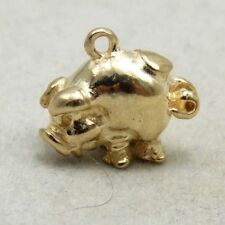  9Ct GOLD CHARM OF A FUNKY PIG