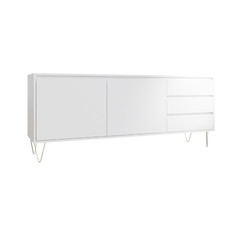 White 2-Door Sideboard Cabinet