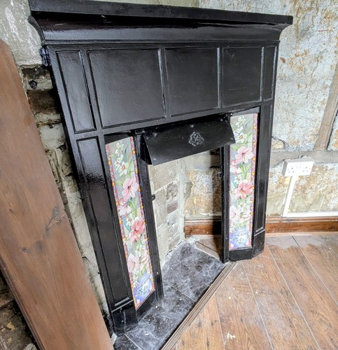 Black painted iron - painted,