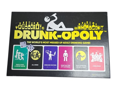 Drunk opoly board game - board,