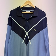 LACOSTE Blue Polo Shirt Long