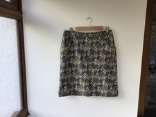 Seasalt Hawkins Skirt Green Wool Blend Jungle Safari Women’s Size 12