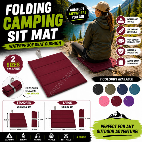 Folding camping sit - sit, mat