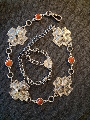 Never worn silver tone - never, cross