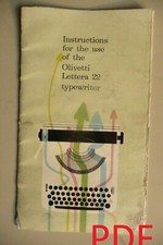 Instructions typewriter