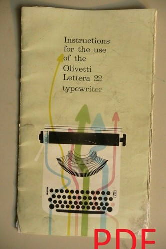 Instructions typewriter