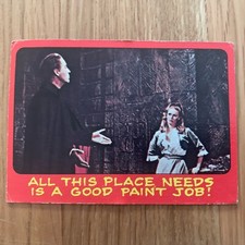 Topps Chewing Gum 1976 Shocking Laffs Dracula No26 - Place Needs Good Paint Job