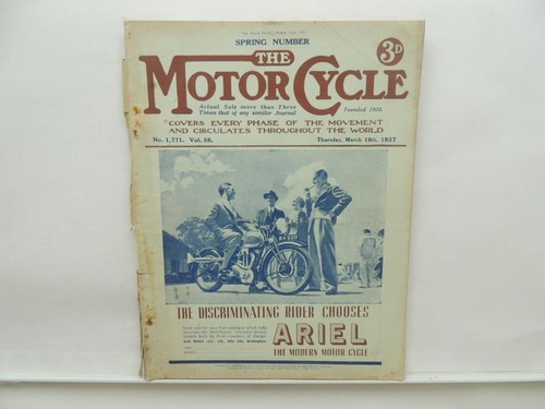 March 1937 the motorcycle - march,
