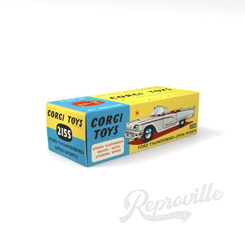 Repro box for corgi 215s - 215s, (ford