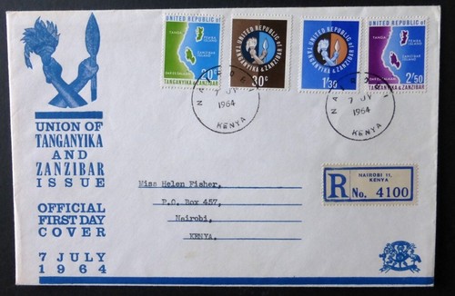 1964 tanganyika stamp - 1964,