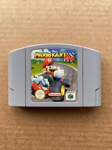 N64 mario kart game - kart, and