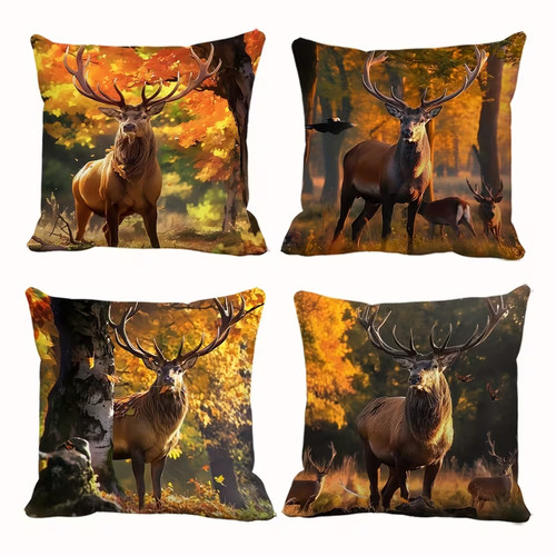 Stag deer the forest - the,
