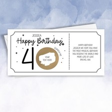 Personalised Birthday Scratch