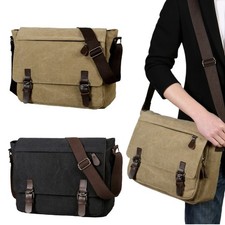 Men Canvas Leather Bag