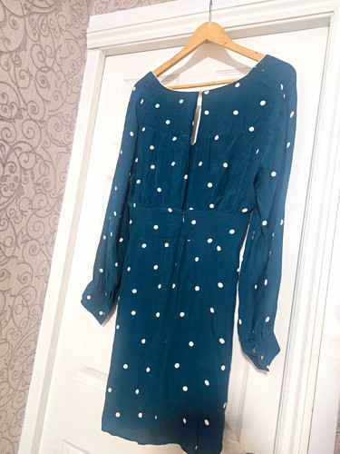 Topshop green white polka - green/white,