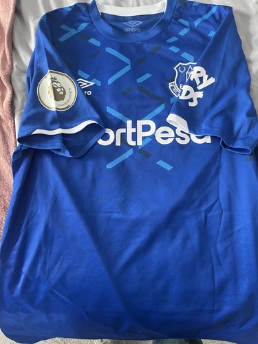 Everton match worn issued - everton,