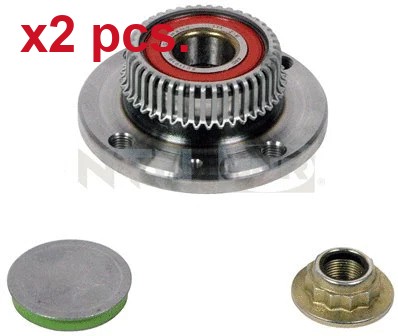 Pcs rear wheel hub - x2, set