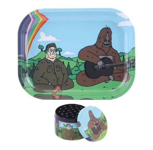 Grinder rolling tray the - +,