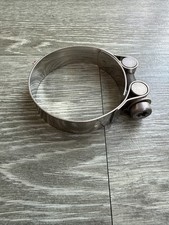 Genuine Akrapovic Exhaust Clamp, Jubilee Clip, 60mm, Can, Stainless Steel Qualit