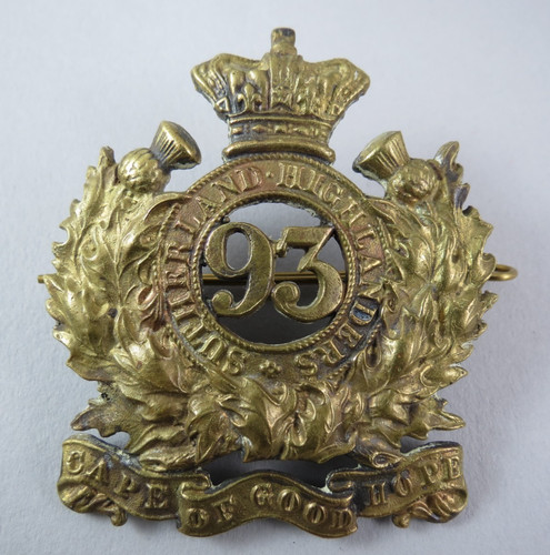 Glengarry badge 93rd - glengarry,
