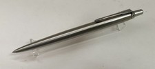Vintage Parker Jotter Flighter Ballpoint Pen, Bushed Stainless Steel, CT UK 2007