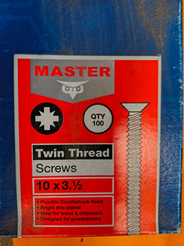 Master wood screws - screws, #10