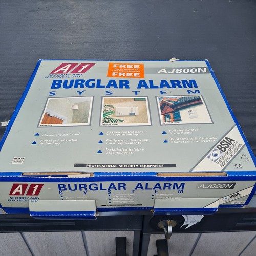 Home burglar alarm - burglar,