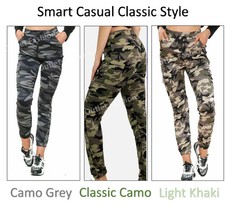 Ladies Womens Cargo Combat