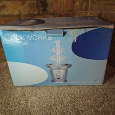 Cookworks 3-Tier chocolate fountain with instructions