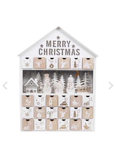 Led wooden festive - wooden, advent