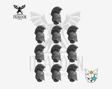 Space Knight Greek Helmets